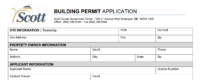 building permit application